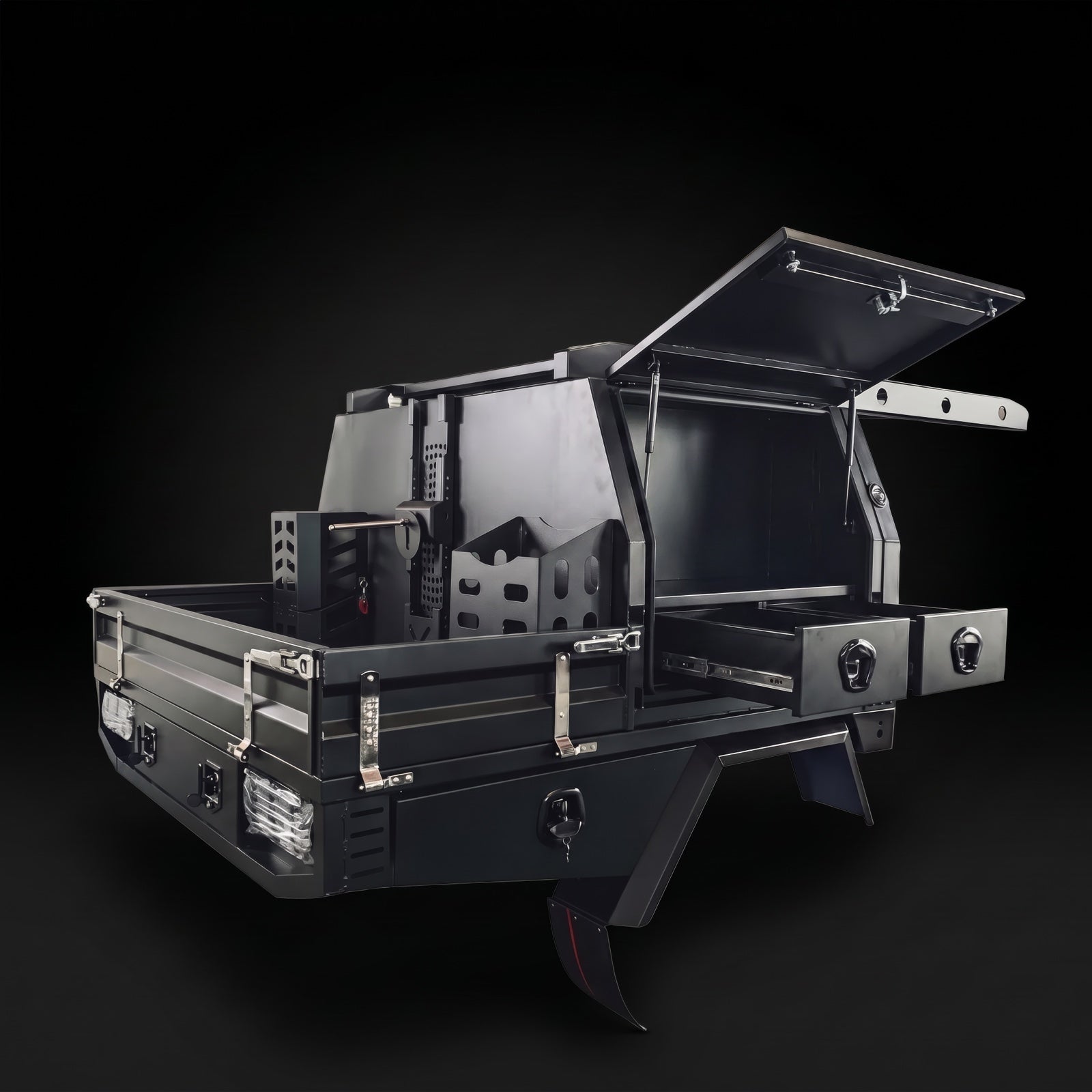 Tray, Canopy & Roof Rack. Fully Loaded.