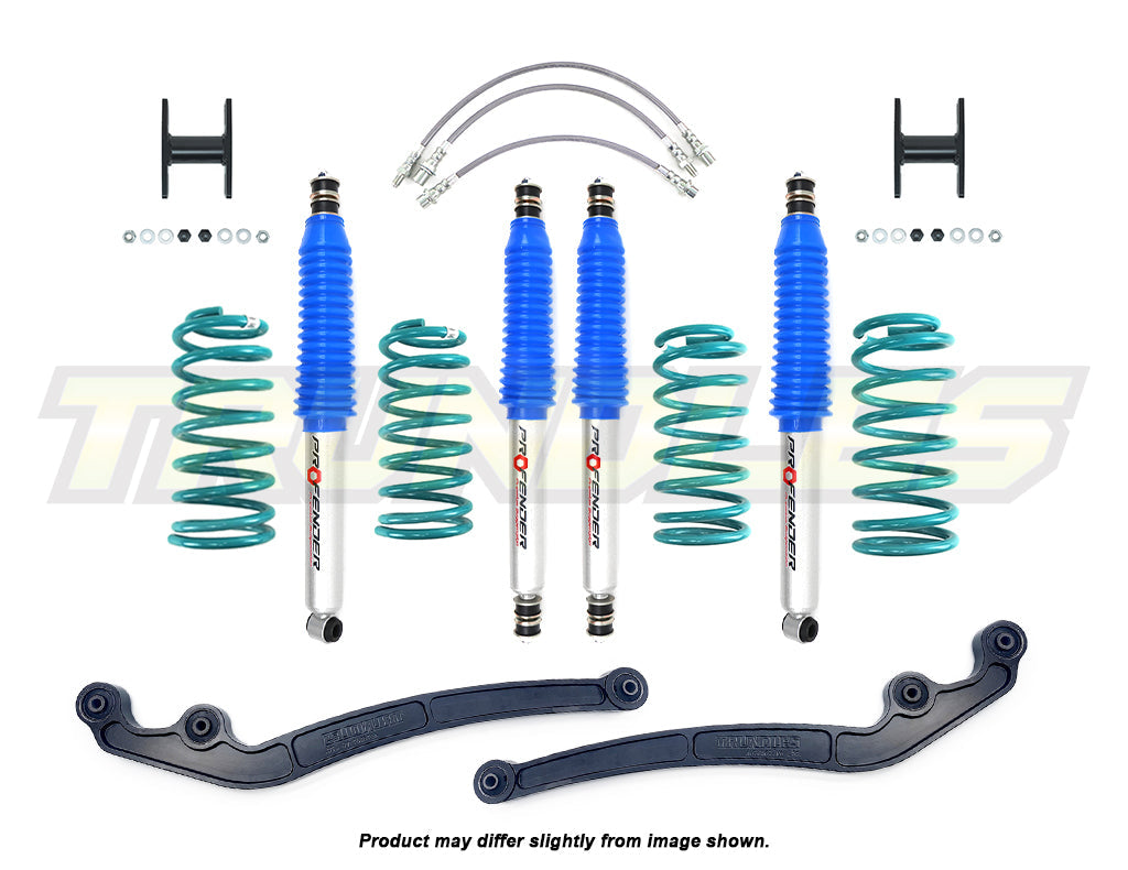 30405 | Profender 75mm Gas Lift Kit to suit Toyota Landcruiser 80/105 Series 1990-2007 (ABS Models)