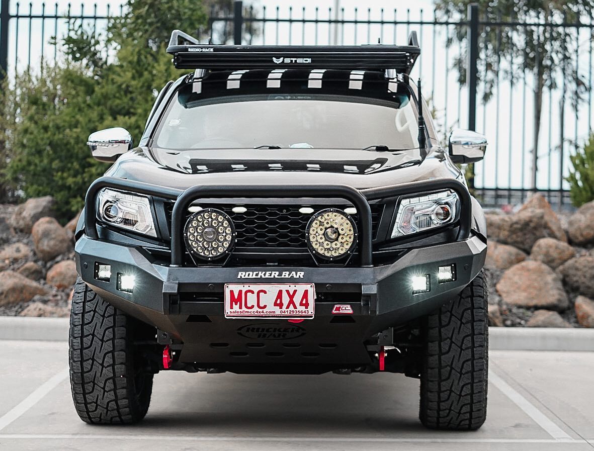Rocker 078-02SQ Triple Loop Winch Bar for Nissan Navara NP300 2015-2020