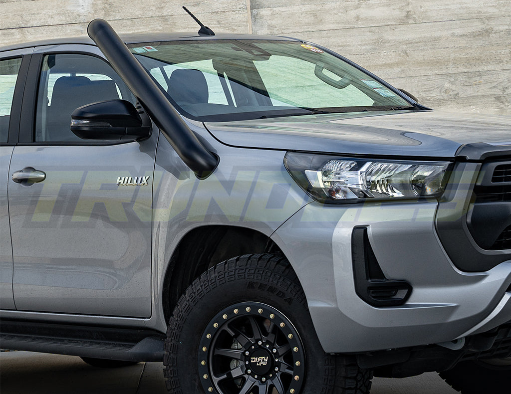 37999 | Trundles 4" Stainless Snorkel Short Entry to suit Toyota Hilux N80 2015-Onwards