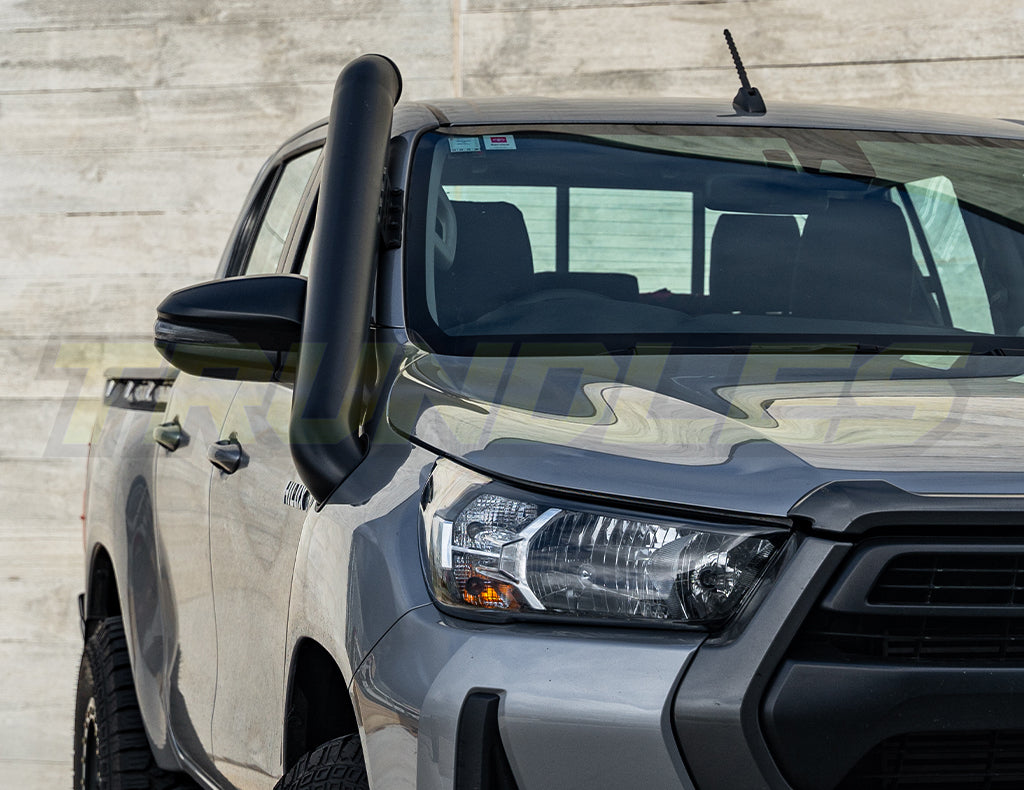 37999 | Trundles 4" Stainless Snorkel Short Entry to suit Toyota Hilux N80 2015-Onwards