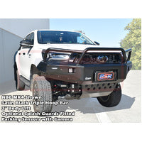Toyota Hilux N80 MK3-MK4 5/2020-On Ambush Triple Hoop Bullbar