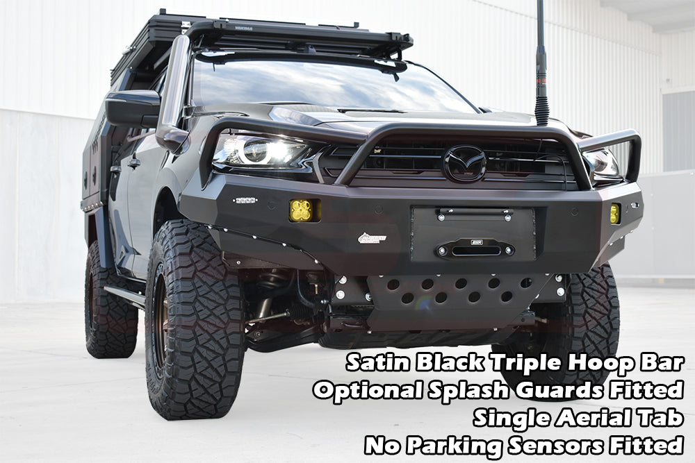 Mazda BT-50 TF 2021-2024 Ambush Triple Hoop Bullbar