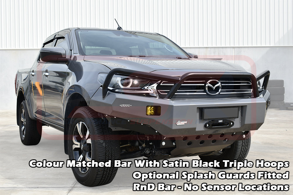 Mazda BT-50 TF 2021-2024 Ambush Triple Hoop Bullbar