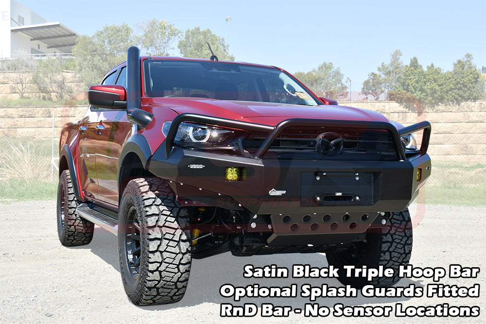 Mazda BT-50 TF 2021-2024 Ambush Triple Hoop Bullbar