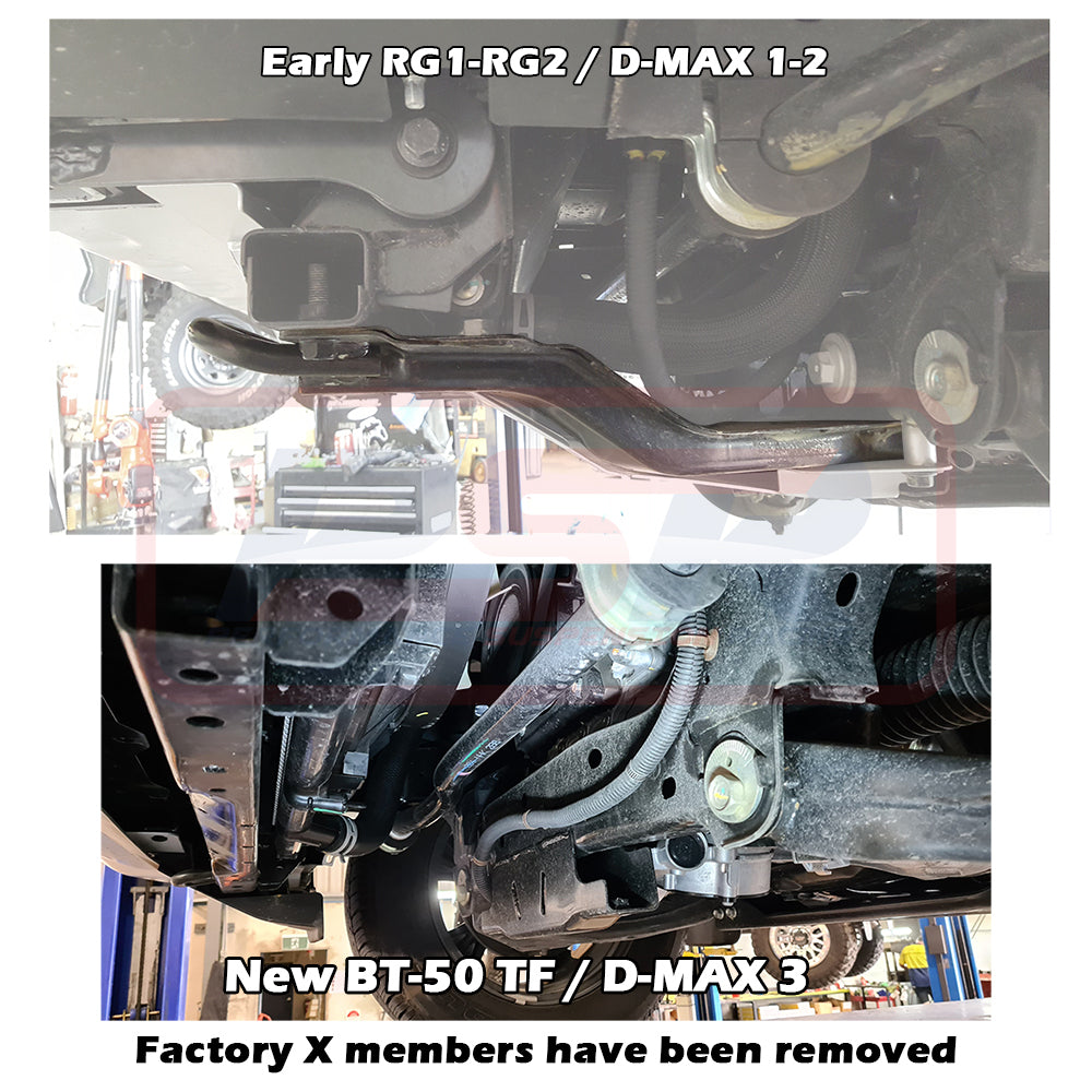 Mazda BT-50 TF 2021-2024 Ambush Triple Hoop Bullbar