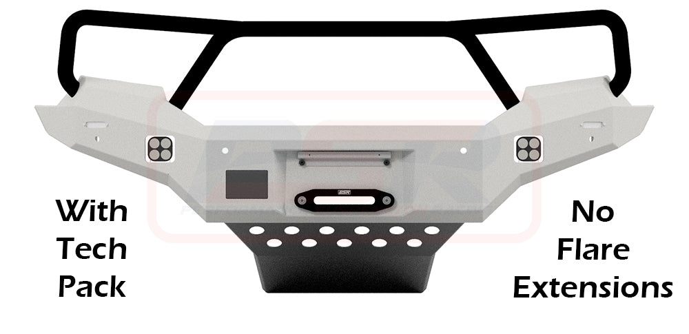 Ford Ranger PX MK2 8/2015-7/2018 Ambush Triple Hoop Bullbar